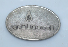 OILIND SAFETY Belt Buckle | *Vintage* Oil/Gas Rig Well