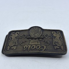 Vintage Coors Banquet Beer Adolph Coors Company Colorado Brass Belt Buckle