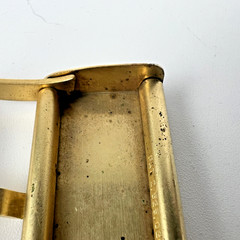 Anson Old Grand Dad Bourbon Belt Buckle Head Of The Bourbon Family Gold Tone