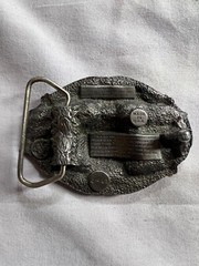 PROUD TO BE AN AMERICAN LAWMAN BELT BUCKLE VINTAGE 1985 AWESOME DETAIL ON BUCKLE
