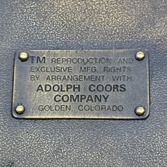 Vintage Coors Banquet Beer Adolph Coors Company Colorado Brass Belt Buckle