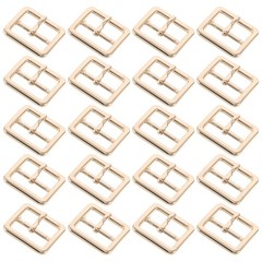 20 Pcs Prong Belt Buckle Metal Buckles for Purse Making DIY Accessories