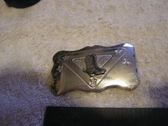 Vintage Chambers Belt Buckle Cowboy Boots Made in USA
