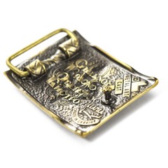Plast belt buckle, Scout symbol, Lily buckle , Ukrainian scout trident buckle