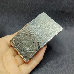 Casting Brass Copper Belt Buckle, Personalized Hammer Printed Men Buckle,gift