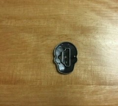 Buckle Rage Mexican Katrina Skull Belt Buckle, Pink, One Size