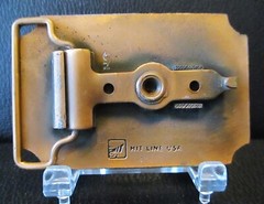 Hall Brake Velvetouch Clutch Disc Belt Buckle 1983 Phoenix AZ & Casper WY Mining