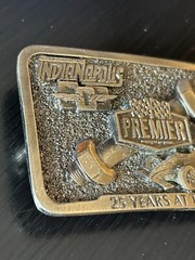 Vintage Collectible Premier Industrial Corp Indy 500 GAB Metal Belt buckle