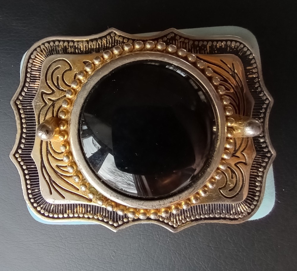BLACK ONYX? DESIGN BELT BUCKLE