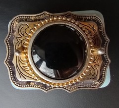 BLACK ONYX? DESIGN BELT BUCKLE