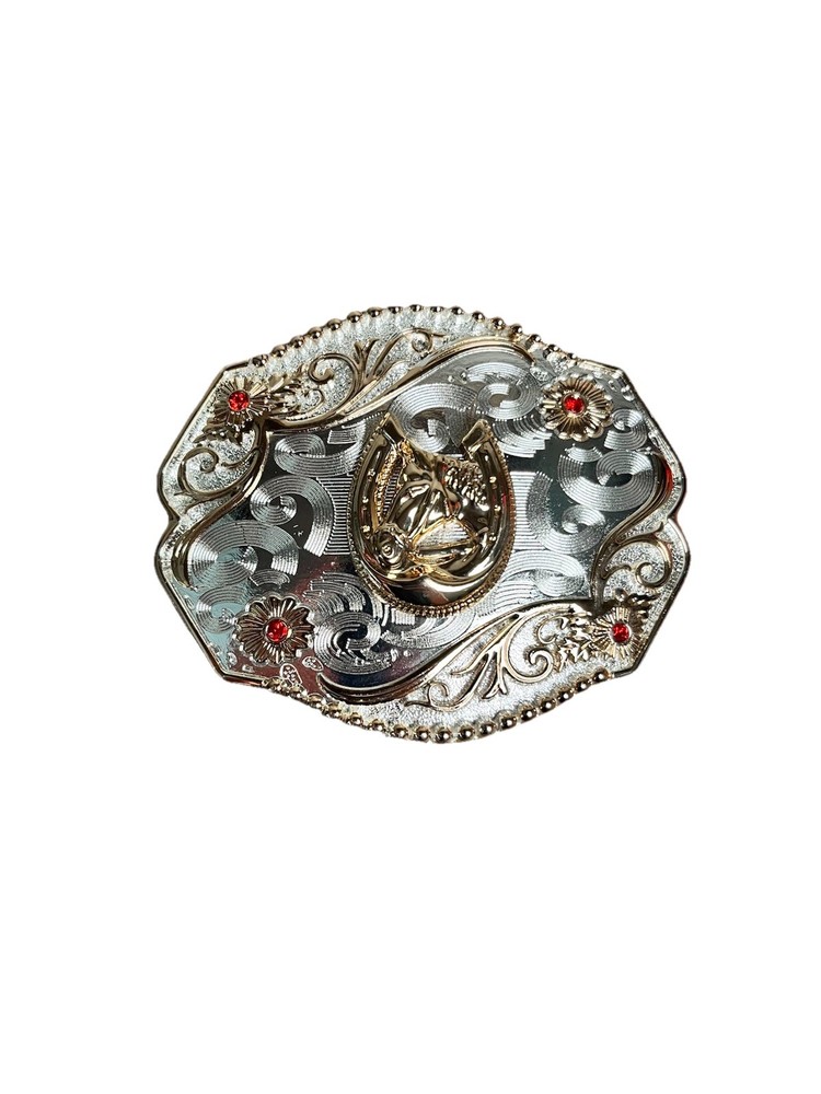 Men’s Horse Rodeo Western Cowboy Belt Buckle Hebilla Fina Vaquera Con Caballo