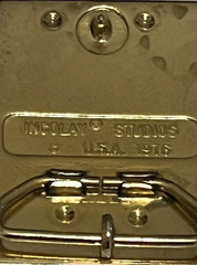 VTG Incolay Studios 1976 ships Nautical belt Buckle Sailboats ships Boats USA