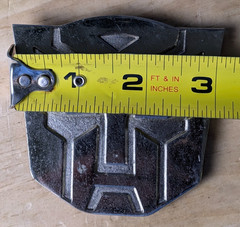 Transformers Autobot Emblem Logo Belt Buckle 3&Prime; Silver Metal Cosplay Costume