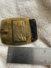 Western Fuels-Utah Inc. Deseret Western Railway Belt Buckle