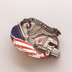 New Vintage Style American Hero Trucker Driver Belt Buckle also Stock in US