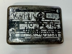 Hail to the Unknown Statement Novelty Vintage Rectangular Belt Buckle