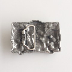 Vintage Style Black Enamel Flame Shy Skulls Tattoo Belt Buckle also Stock in US