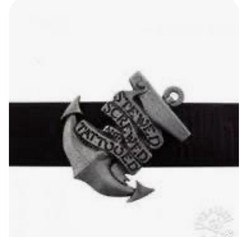 Stewed Screwed and Tattooed 2002 Anchor Belt Buckle