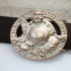 Buddha Belt Buckle Rose Mother of Pearl – Elegant Belt Buckle Women Men