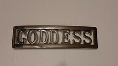 GODDESS Name Belt Buckle -Put your name or word on Buckle