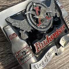 Budwiser Belt Buckle American Legends Foundry Limited Edition (10,000) Made USA