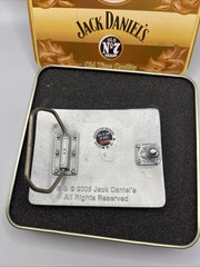 Jack Daniels Old No. 7 Whiskey Black Paisley Belt Buckle
