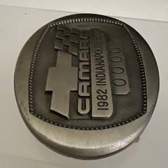 Vintage 1982 Indianapolis 500 Chevrolet Camaro Pewter Belt Buckle Limited No 148