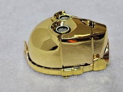VTG 1996 Star Wars C-3PO Gold Tone Metal Belt Buckle Lucasfilm Punch Rebel