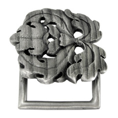 Pewter Oak King Belt Buckle Dryad Design Green Man Wiccan Pagan Celtic Greenman