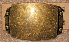Belt Buckle. Arizona Jean Co. Western. 1.5&Prime; Wide. Solid Metal. NWT.