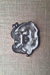 Green Enamel Chinese Dragon Belt Buckle 3D Fantasy Mythical Novelty