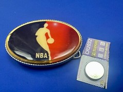 NBA Basketball Player Led Light Flashing Belt Buckle W/ Fresh Battery!