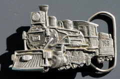 Train Locomotive Belt Buckle The Great American Buckle Co. Chicago 1981