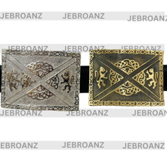 Scottish Rampant Lion Design Kilt Belt Buckle High Quality Chrome/Antique Finish