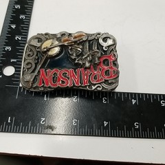 BRANSON MISSOURI Belt Buckle BC-0007~Enamel Banjo Fiddle~Big Cabin Wholesale #77
