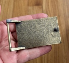 American Diesel Vintage Logo Brass Belt Buckle Company