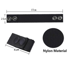 4pcs Tactical Belt Buckle Outdoor Waist Belt Bag Nylon Strap Hunting 2.5cm Width