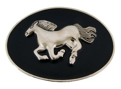 Horse Head Belt Buckle Western Rodeo Costume Horseshoes New Men Women Cowboy Big