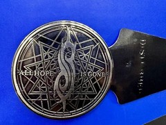 Slipknot Band All Hope is Gone Disturbed NOS 2009 Bravado Licensed Belt Buckle