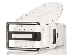 Redbridge Herren Gürtel Echtleder Ledergürtel Leder Belt Premium Breit Weiß
