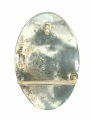 Sterling Silver The Westerner Reno Nevada Belt Buckle GVR Gold Overlay