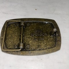 The American Veterans Disabled For Life Memorial Belt Buckle 2007 Sponsor #0369