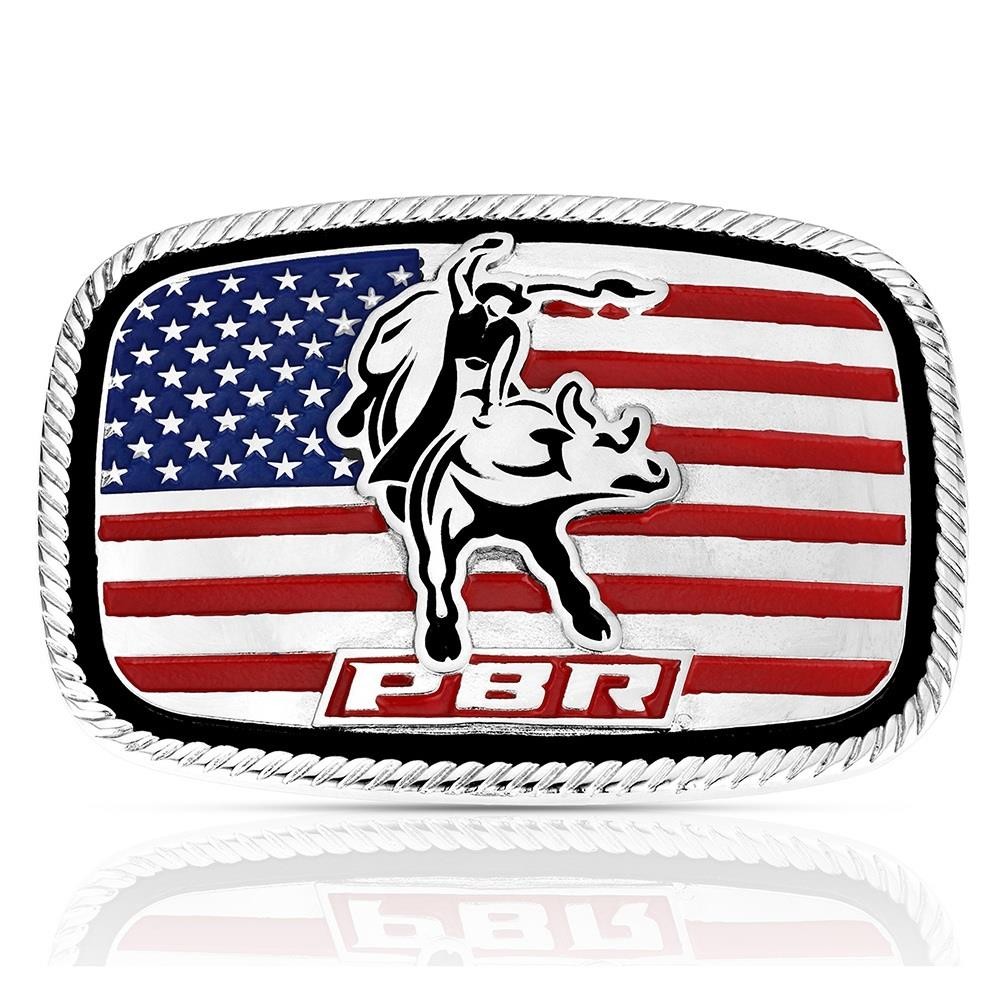 Montana Silversmiths Attitude Licensed PBR Professional Bull Riders Belt Buckle