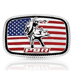 Montana Silversmiths Attitude Licensed PBR Professional Bull Riders Belt Buckle