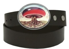 Magic Mushroom Fantasyland Men Women Handmade Belt Buckle