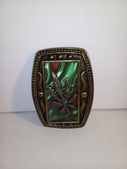 Marijuana Pot Leaf Belt Buckle CII New York