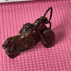 KAWASAKI BELT BUCKLE 1979 Bergamot Brass Works H-39 Made In USA Motorcycle