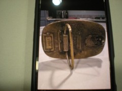 The Great American « MASON » Belt Buckle 1986 Made In USA
