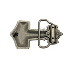 Viking Thor Hammer Belt Buckle for Men&rsquo;s Western Cowboy Motorcycle Riding