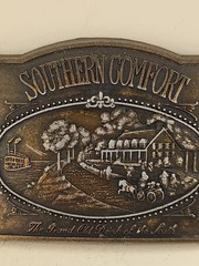 Vintage Southern Comfort Belt Buckle & Belt